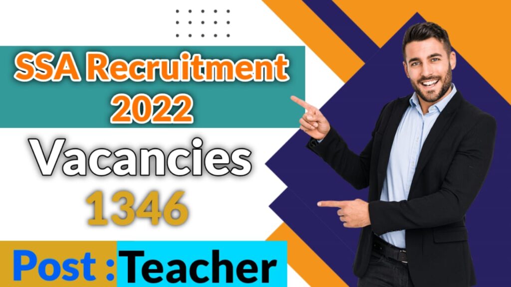 SSA Teacher Recruitment 2022